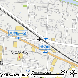 島根県松江市東津田町495周辺の地図