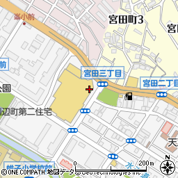 イオン薬局天王町店周辺の地図
