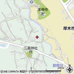 神奈川県厚木市下古沢708周辺の地図