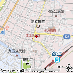 山陰合同銀行淀江出張所周辺の地図