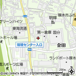 神奈川県厚木市金田1046周辺の地図