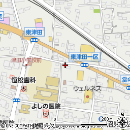 島根県松江市東津田町1141周辺の地図