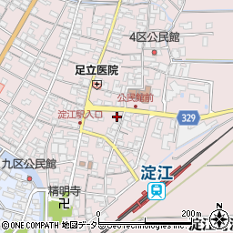 鳥取県米子市淀江町淀江551-2周辺の地図