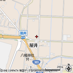 岐阜県本巣市屋井1306周辺の地図
