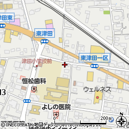 島根県松江市東津田町1164周辺の地図