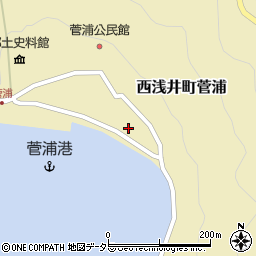滋賀県長浜市西浅井町菅浦156周辺の地図