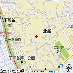 神奈川県横浜市瀬谷区北新21周辺の地図