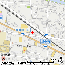 島根県松江市東津田町490周辺の地図