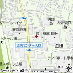 神奈川県厚木市金田1045周辺の地図