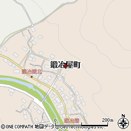 滋賀県長浜市鍛冶屋町周辺の地図