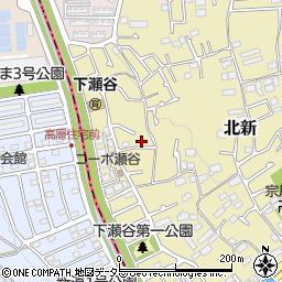 神奈川県横浜市瀬谷区北新17-15周辺の地図