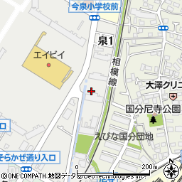 〒243-0437 神奈川県海老名市泉の地図