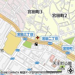トヨタモビリティ神奈川天王町店周辺の地図