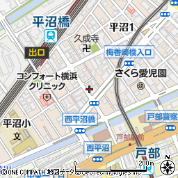 ナイスアーバン横濱駅東館周辺の地図