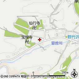 神奈川県厚木市上古沢1186周辺の地図