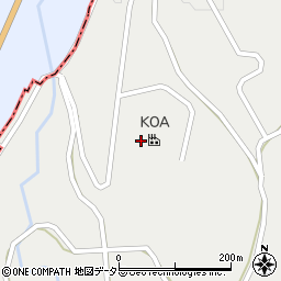 ＫＯＡ株式会社　七久里の杜周辺の地図