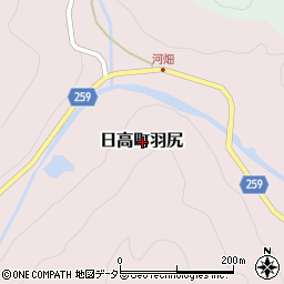 〒669-5359 兵庫県豊岡市日高町羽尻の地図