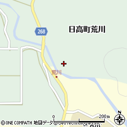 兵庫県豊岡市日高町荒川359周辺の地図