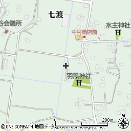 千葉県茂原市七渡3695-7周辺の地図