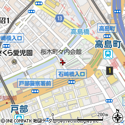 石崎自治会館周辺の地図