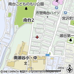 神奈川県横浜市瀬谷区南台2丁目周辺の地図