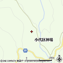 兵庫県美方郡香美町小代区神場93周辺の地図
