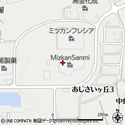 岐阜県美濃加茂市あじさいヶ丘周辺の地図