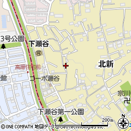 神奈川県横浜市瀬谷区北新21-20周辺の地図