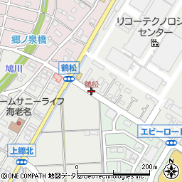 鶴松周辺の地図
