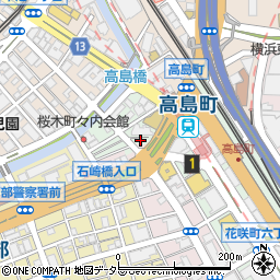 神奈川県横浜市西区桜木町7丁目42周辺の地図