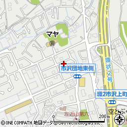 神奈川県横浜市旭区市沢町870-33周辺の地図