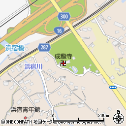 成龍寺周辺の地図