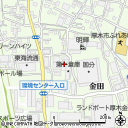 神奈川県厚木市金田1059周辺の地図