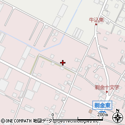 千葉県長生郡白子町剃金2448周辺の地図