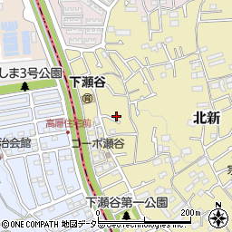 神奈川県横浜市瀬谷区北新17-4周辺の地図