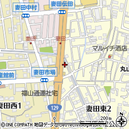 リパーク吉野家２４６号線厚木妻田店駐車場周辺の地図