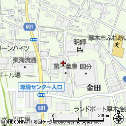 神奈川県厚木市金田1059-4周辺の地図