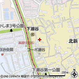 神奈川県横浜市瀬谷区北新17-2周辺の地図