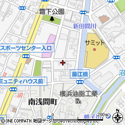 フューティバル横浜シティ周辺の地図