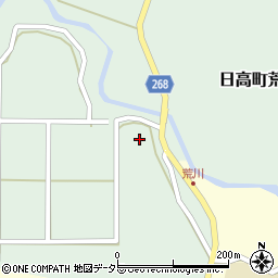 兵庫県豊岡市日高町荒川76-1周辺の地図