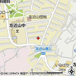神奈川県横浜市旭区左近山171-3周辺の地図