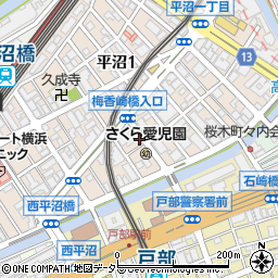 リパーク横浜平沼１丁目第４駐車場周辺の地図