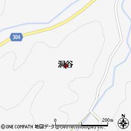 鳥取県鳥取市洞谷周辺の地図