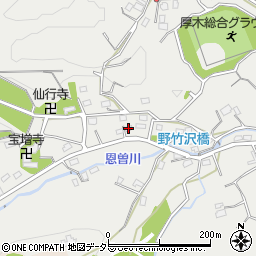 神奈川県厚木市上古沢1255-1周辺の地図