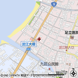 淀江クリニック周辺の地図