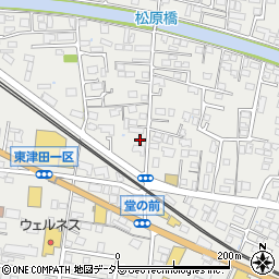 島根県松江市東津田町502周辺の地図