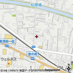 島根県松江市東津田町554周辺の地図