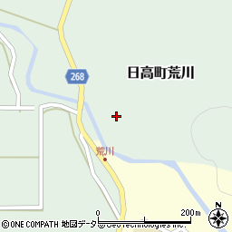 兵庫県豊岡市日高町荒川360周辺の地図