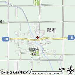 岐阜県本巣市郡府308周辺の地図