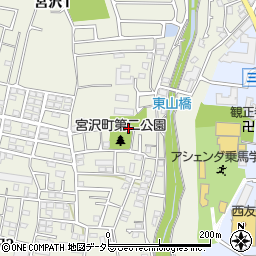 神奈川県横浜市瀬谷区宮沢1丁目58周辺の地図